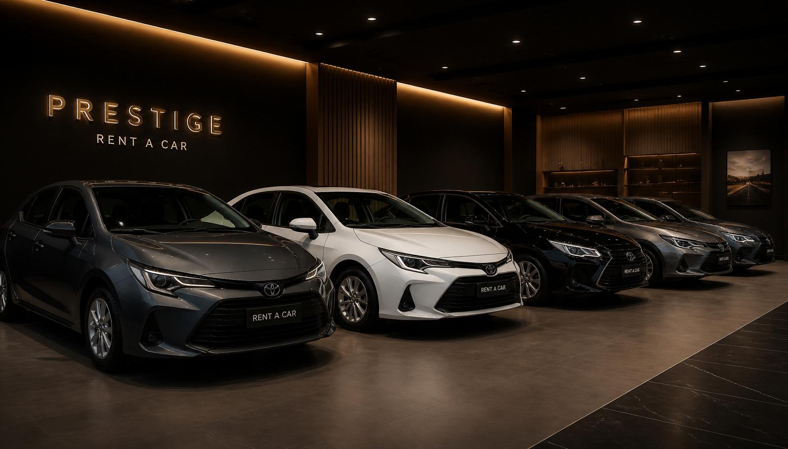 Frota Prestige Car em showroom